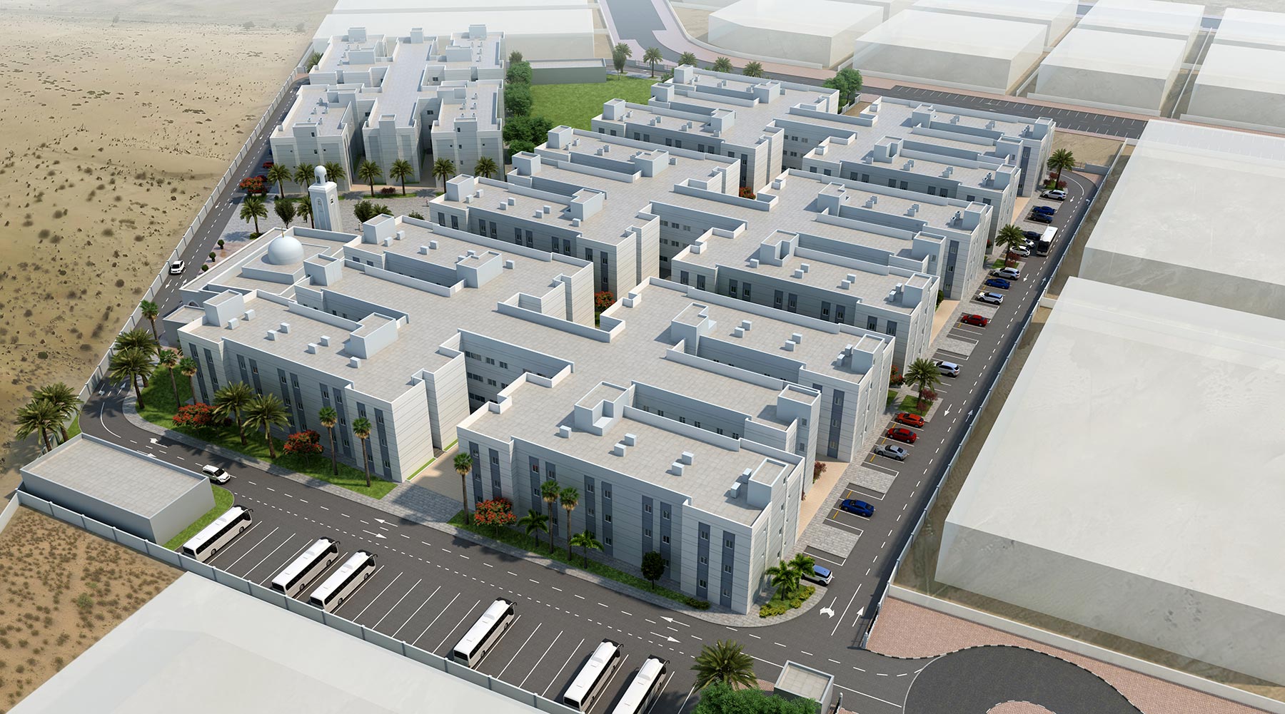 Al Saja’a Industrial Oasis (ASIO) Labor Accommodation