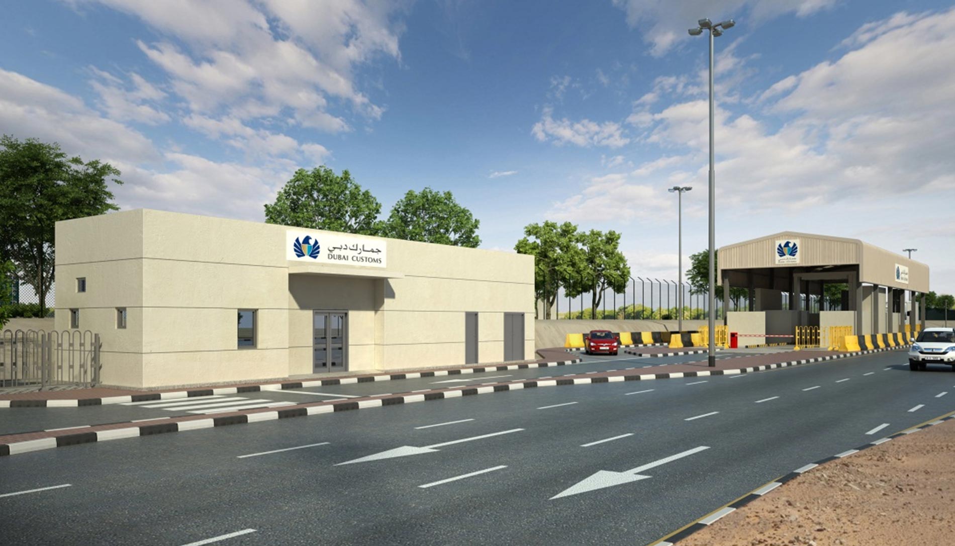 X-Ray Machine Installation at Terminal 3, Near Roundabout 9, Jebel Ali